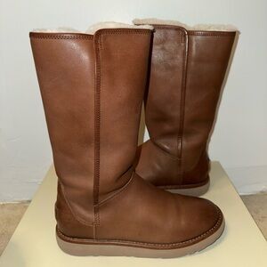 UGG Brown Leather Boots